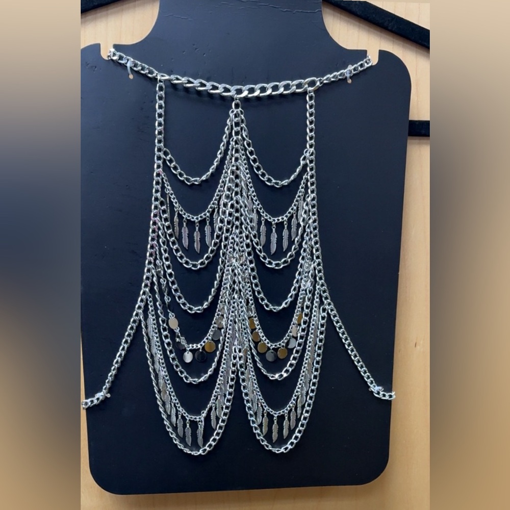 Windsor Silver Multi-Layered Necklace